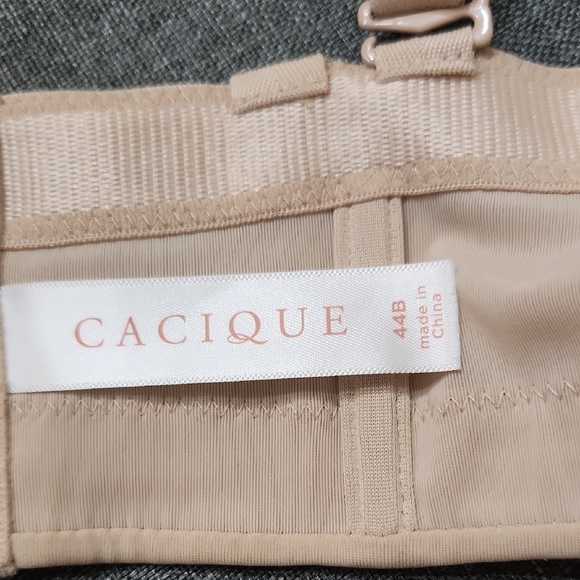 Cacique Beige Boost Multi-Way Women's  Strapless Bra - Picture 13 of 13